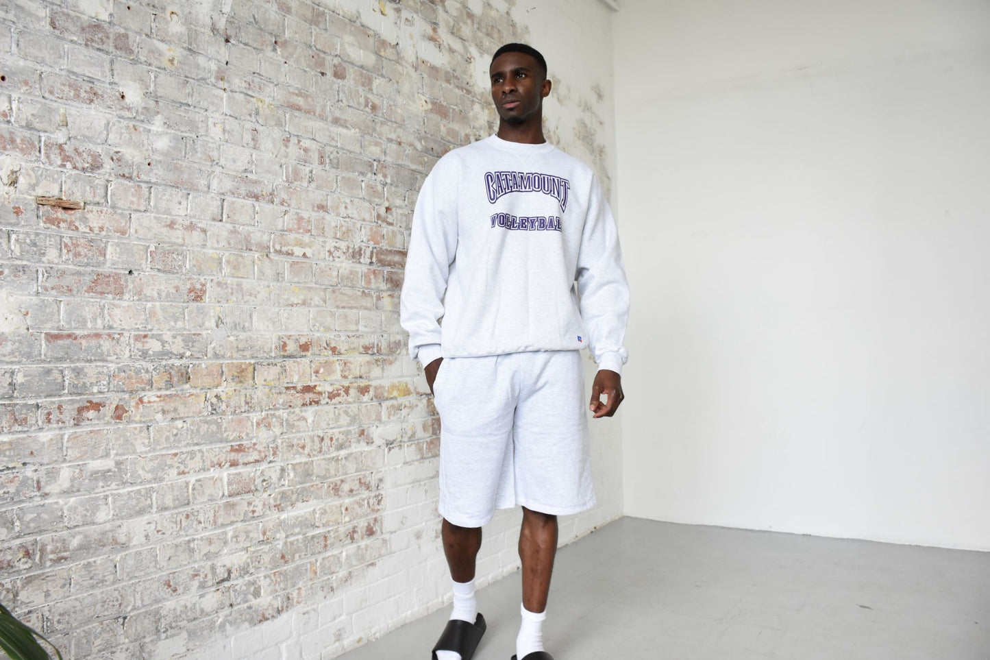 Vintage American Pro Sports Sweatshirt in light grey