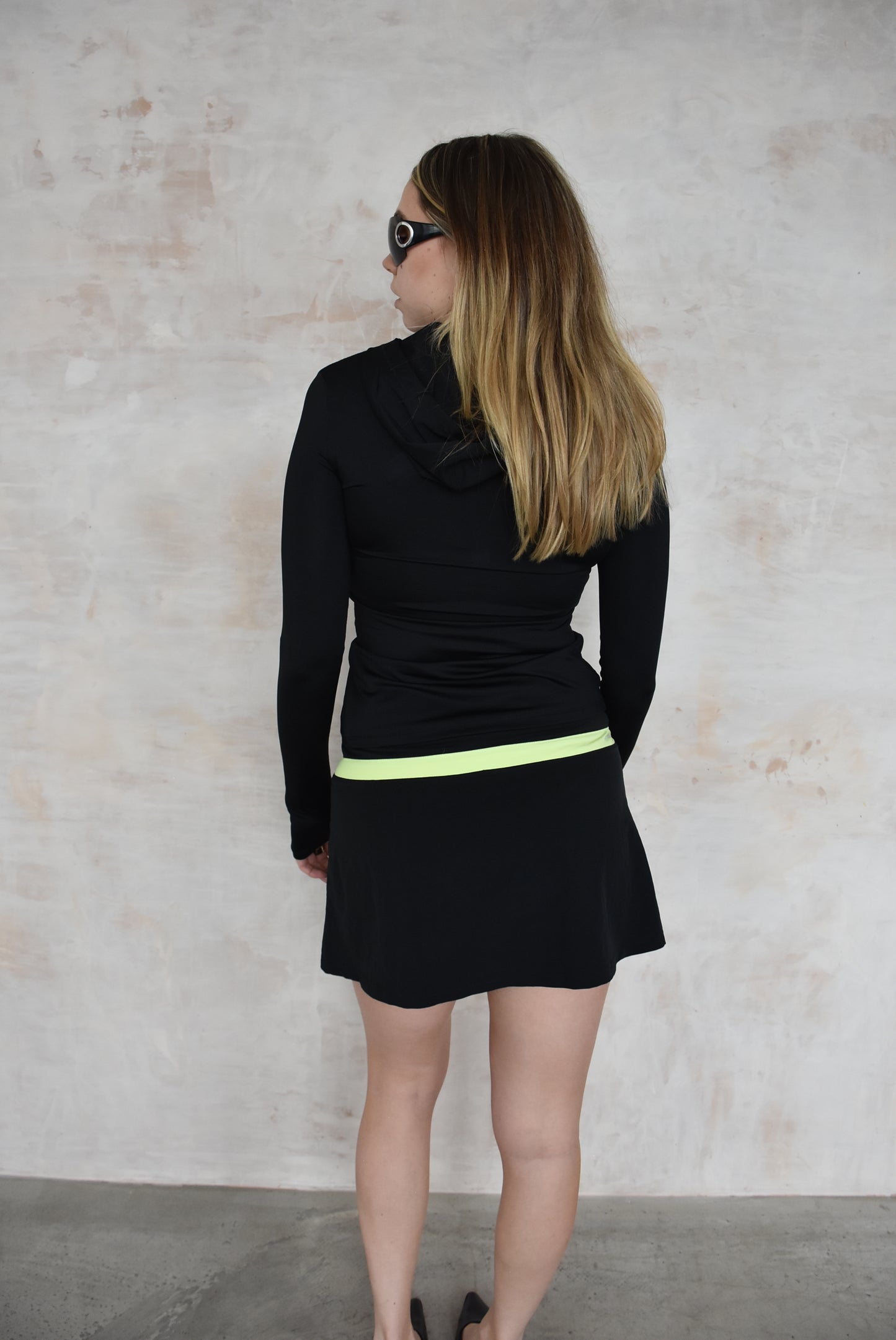 Y2K Vintage Adidas Skirt in Black