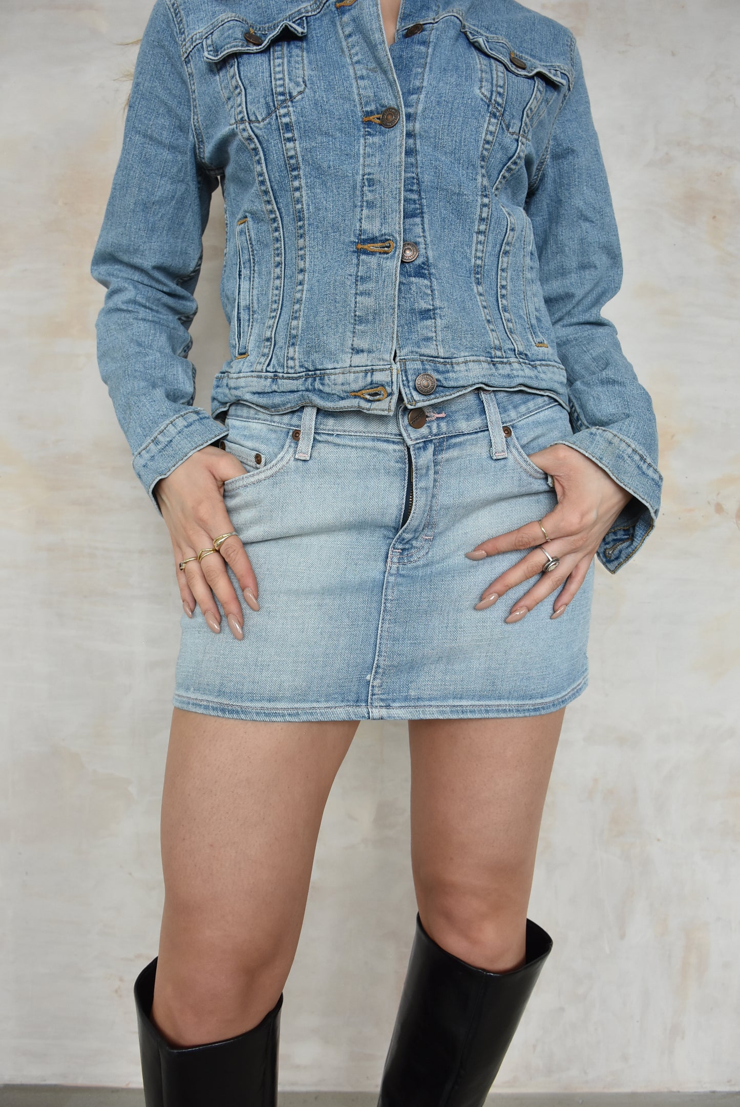 Vintage Denim Skirt