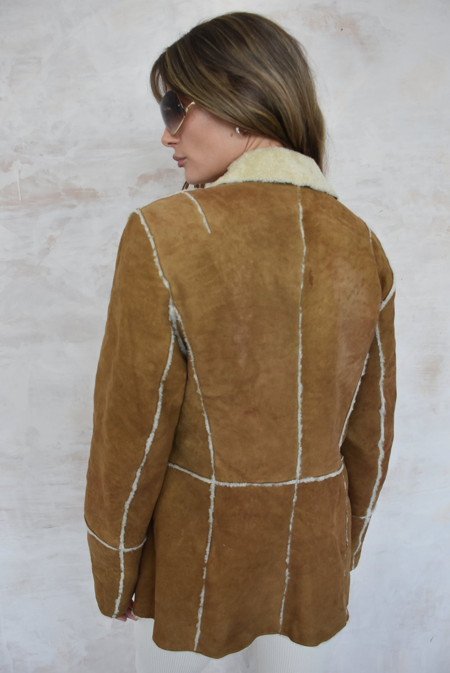 Vintage Suede Afghan Coat