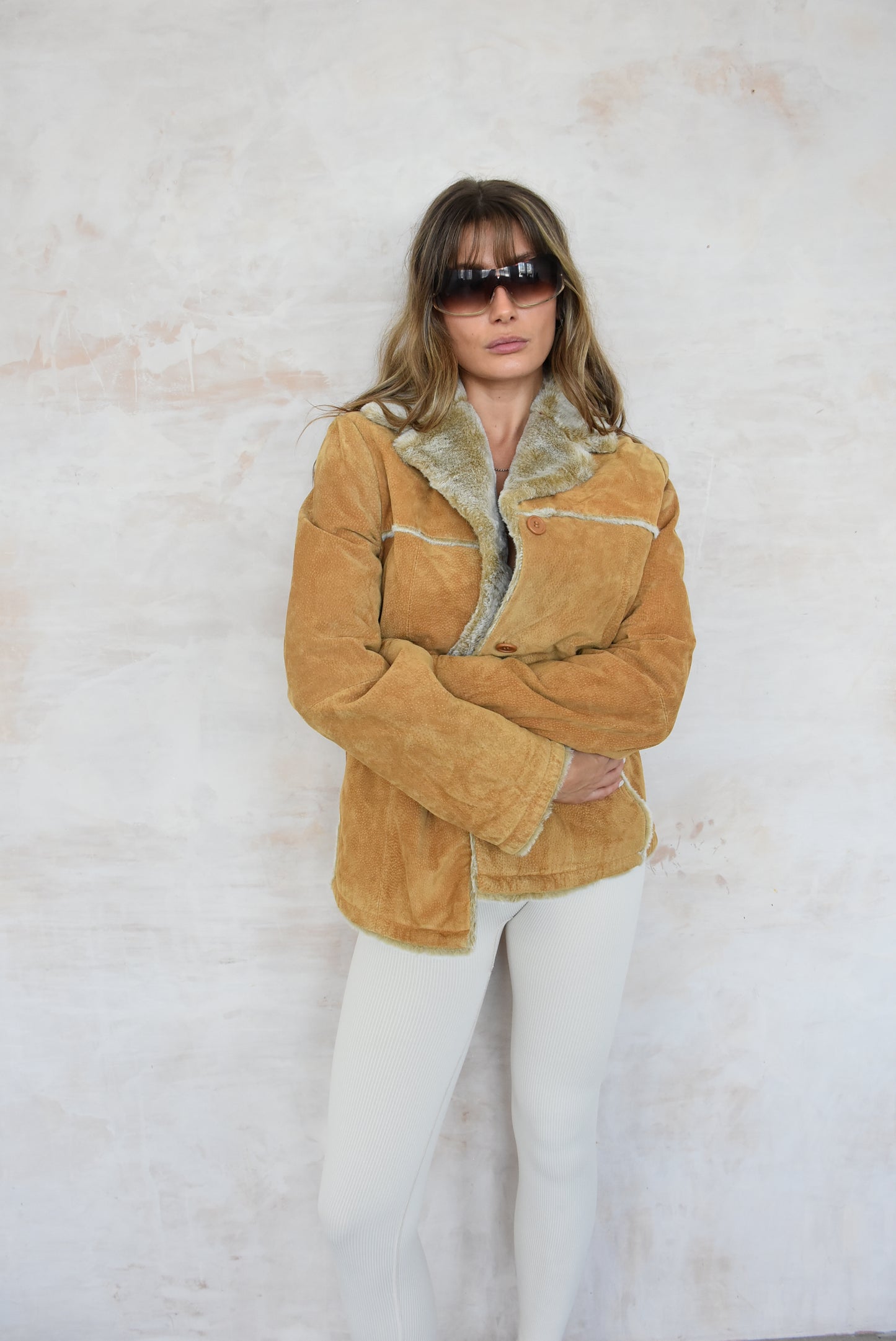 Vintage Brown Suede Jacket