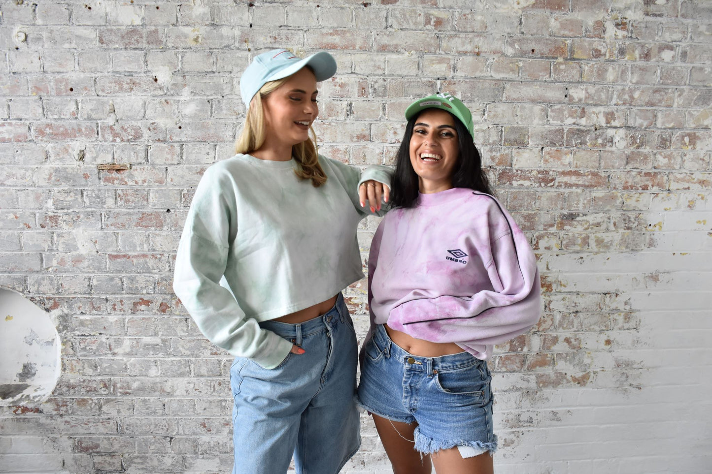 Vintage Tie Dye sweatshirt in Green