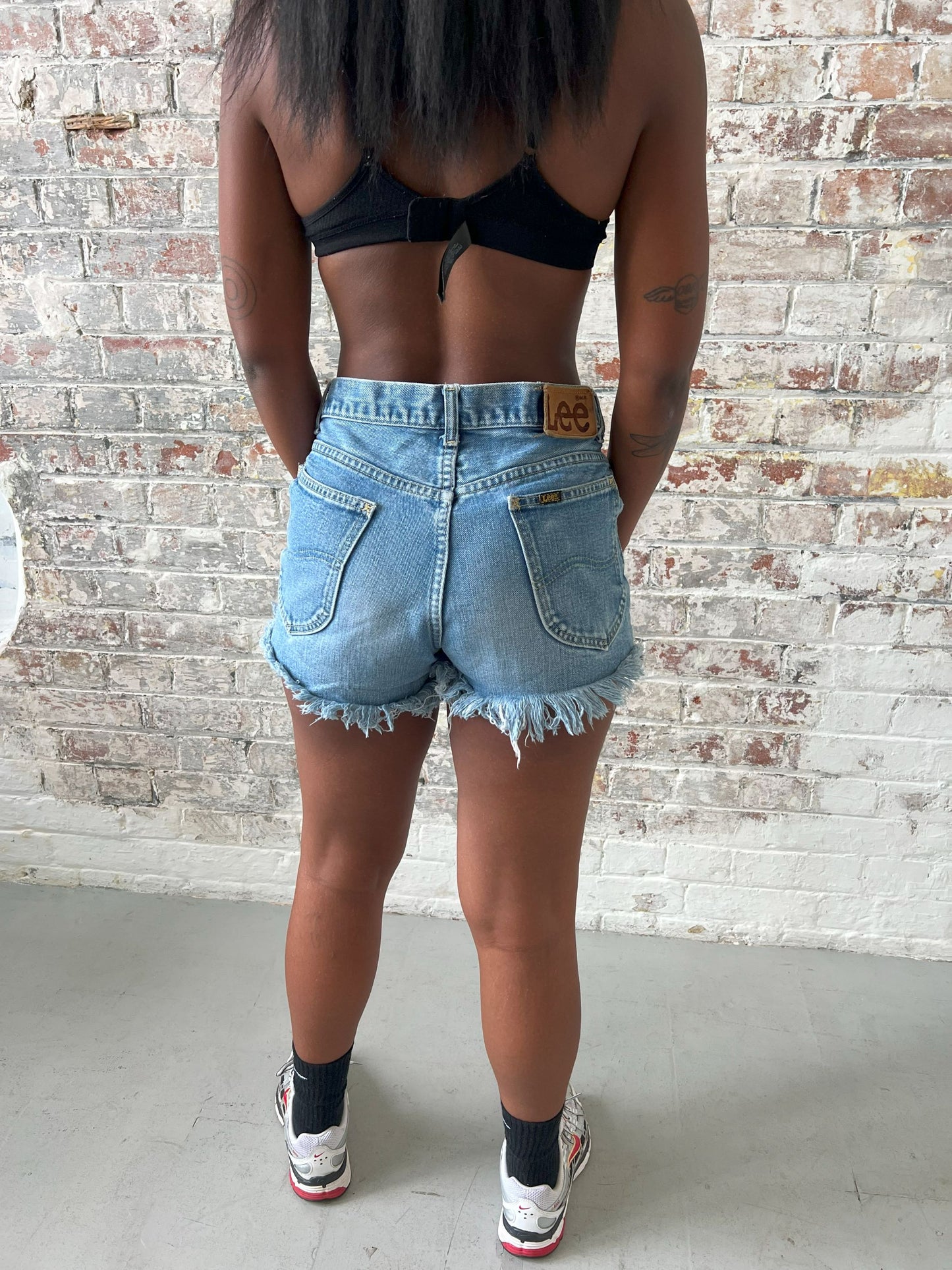 Vintage Blue Denim Shorts