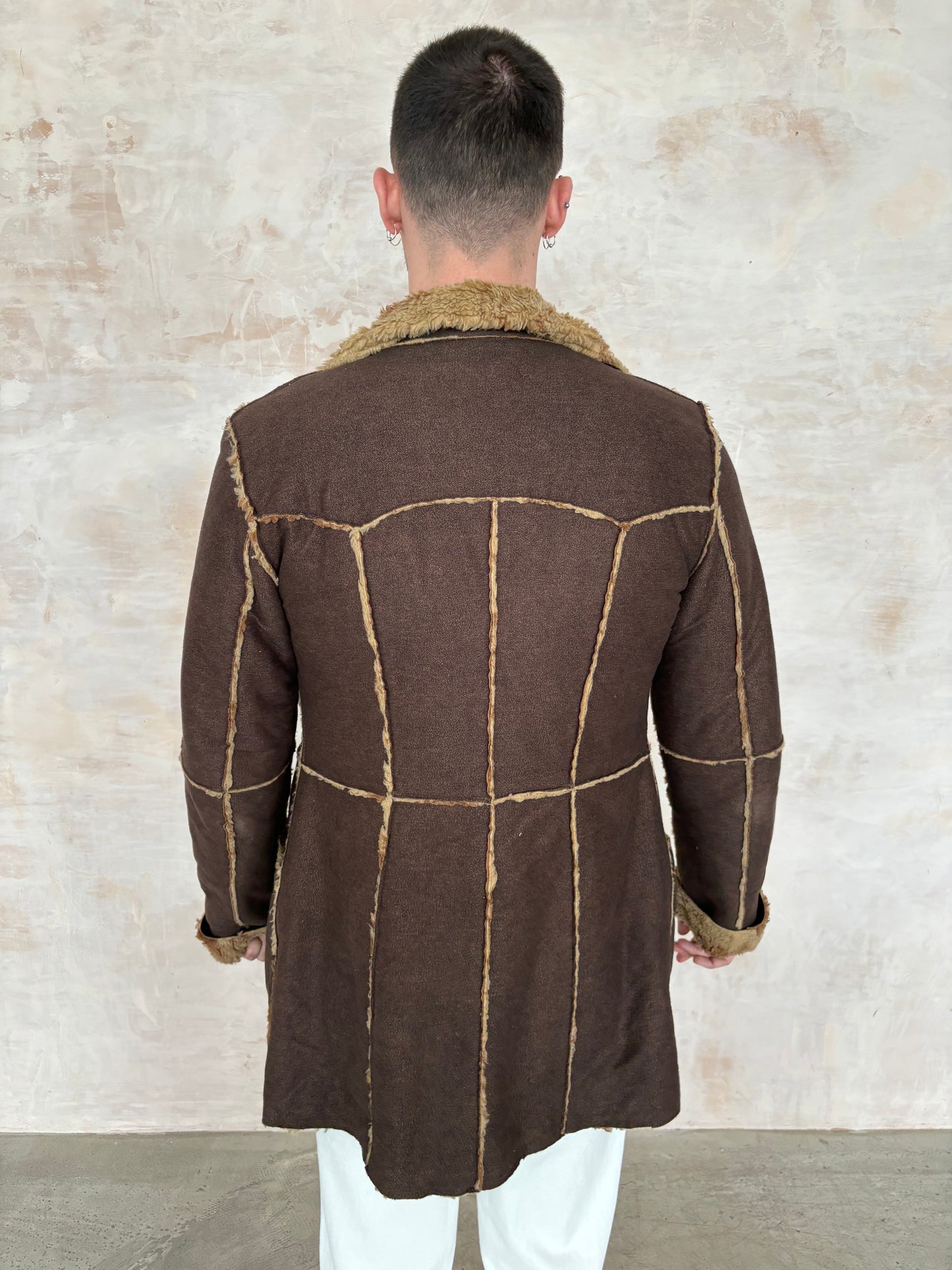 Vintage Brown Afghan Coat