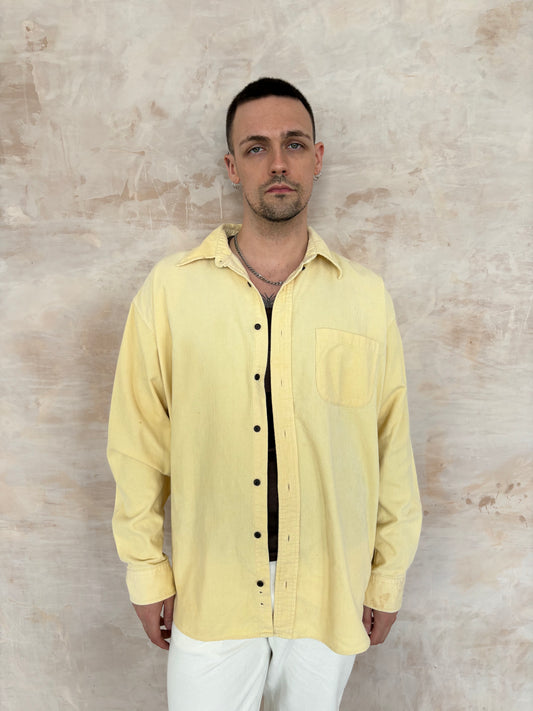 Vintage Yellow Cord Shirt