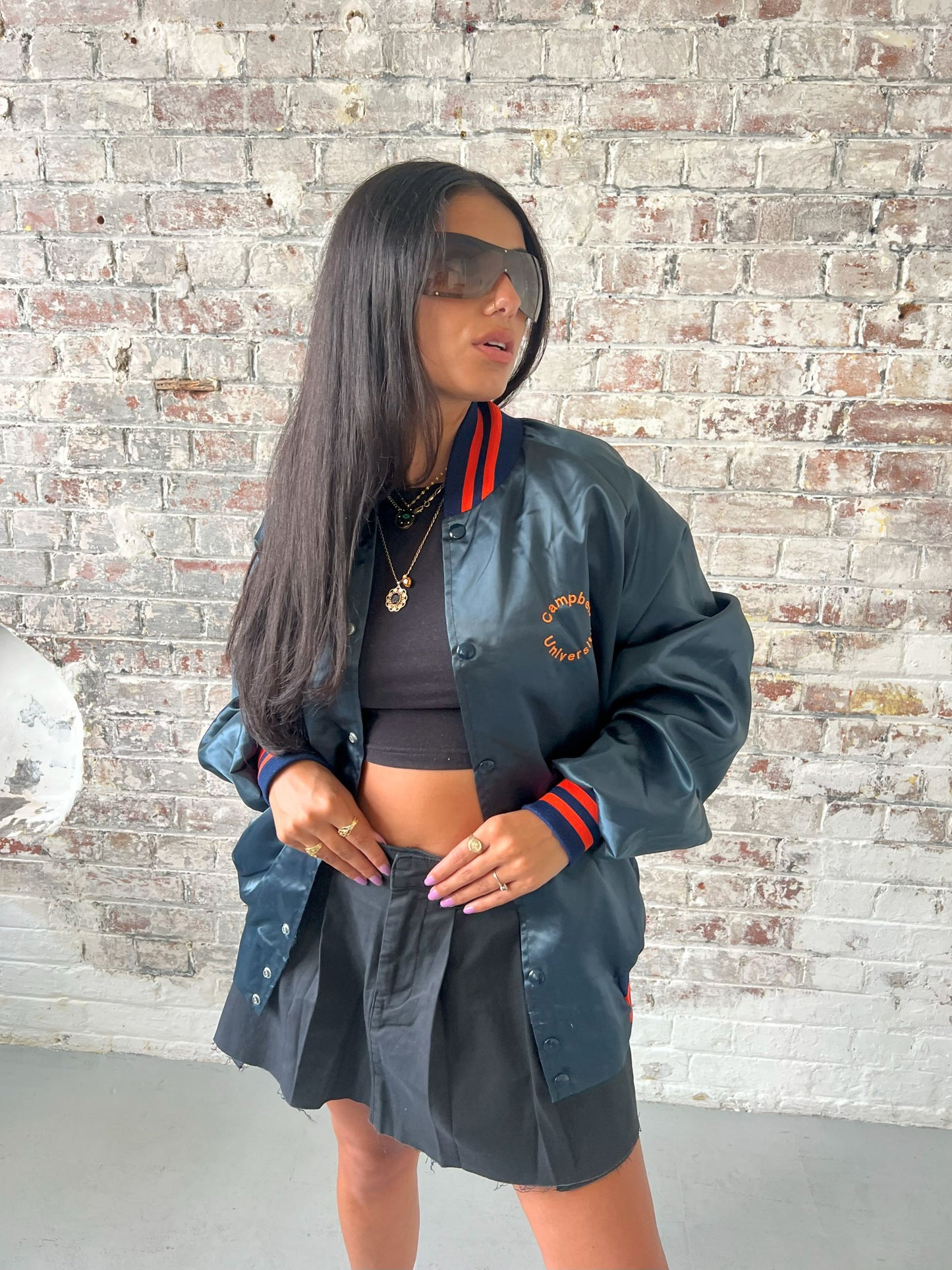 Vintage American Athletics Varsity Jacket in navy