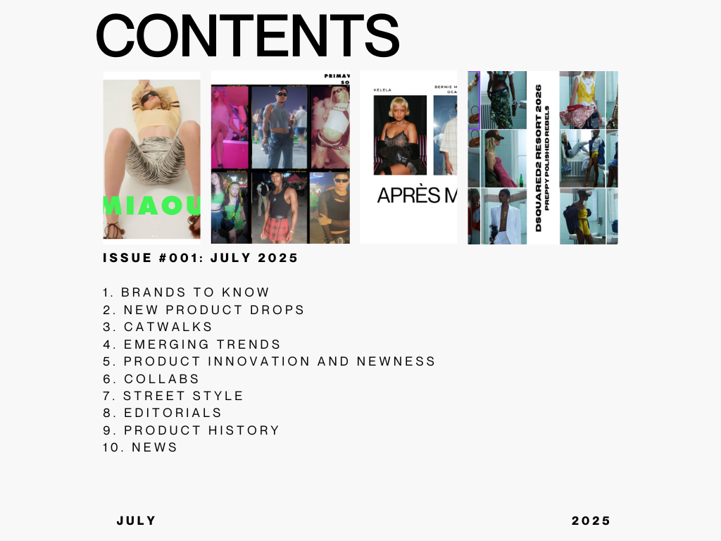 M O O D  S T U D I O Brand & Trend Report - Issue #001 JULY 25